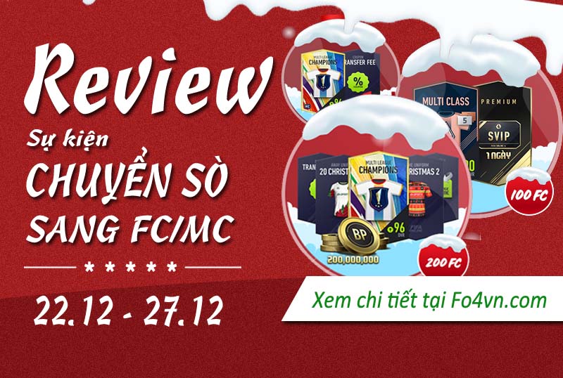 Review sự kiện giáng sinh đặc biệt 22.12