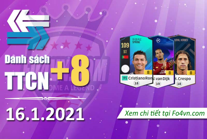 Tổng hợp TTCN+8 ngày 16.1.2021 | Group FO4VN