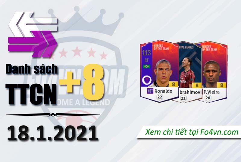 Tổng hợp TTCN+8 ngày 18.1.2021 | Group FO4VN