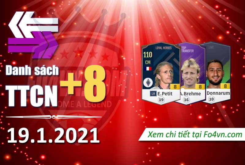 Tổng hợp TTCN+8 ngày 19.1.2021 | Group FO4VN