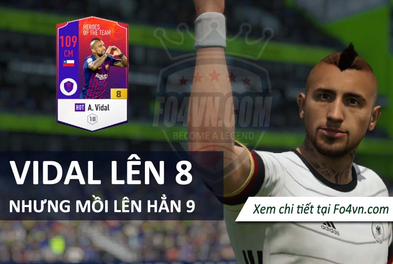 Mồi cho Vidal cộng 8 ngờ đâu lên luôn 9 của đại gia Tony