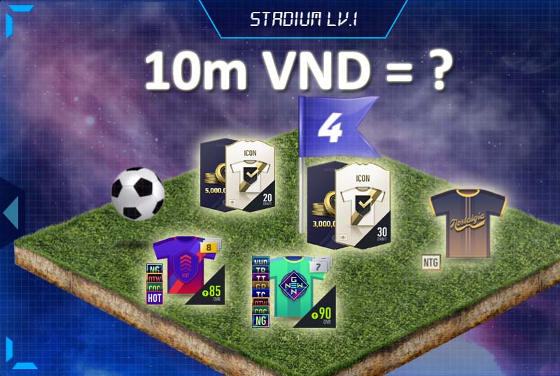 Review sự kiện Sân vận động trong mơ với 10tr VND